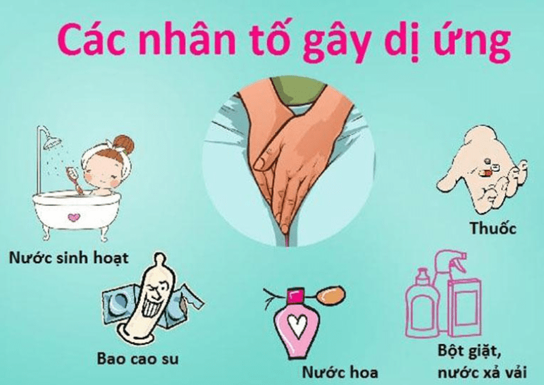 ngứa 2 bên mép vùng kín